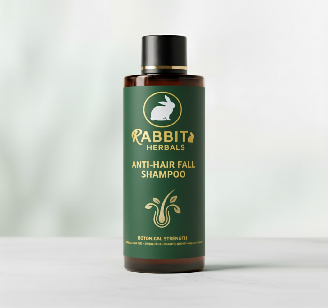 RABBIT HERBAL ANTI HAIR FALL SHAMPOO-100% NATURAL