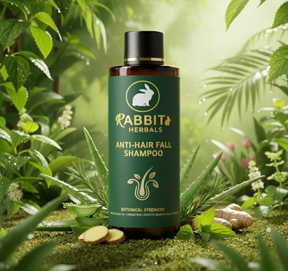 RABBIT HERBAL ANTI HAIR FALL SHAMPOO-100% NATURAL