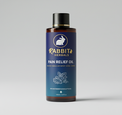 Rabbit Herbal Pain Relief Oil- All in One Pain Killer-100ML