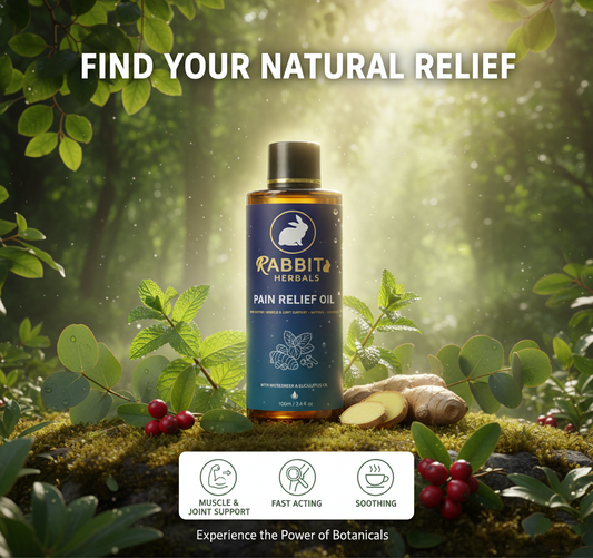 Rabbit Herbal Pain Relief Oil- All in One Pain Killer-100ML