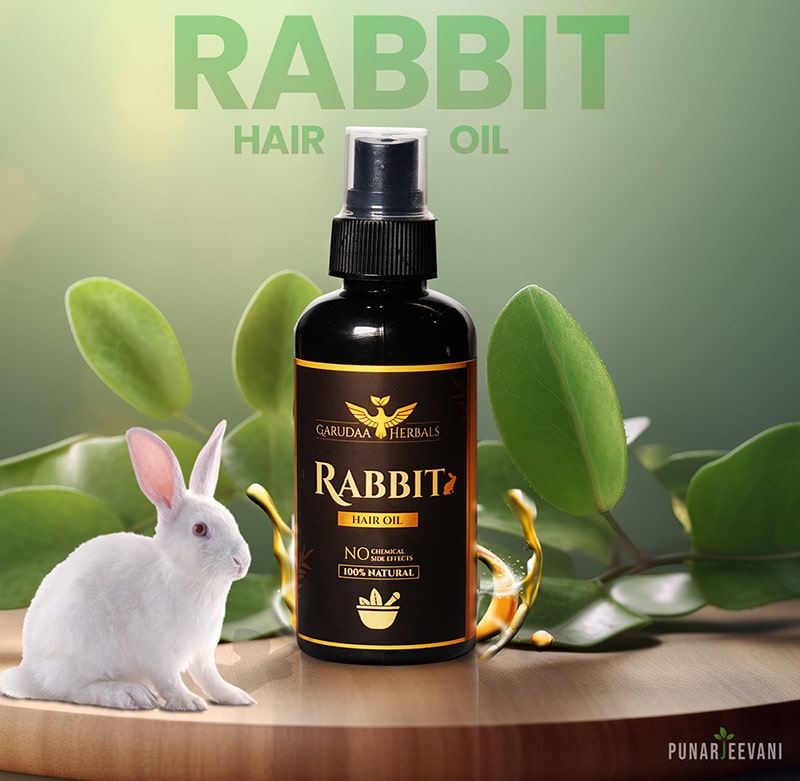 Rabbit Blood Herbal Hair Oil 100% Stronger, Healthier Growth